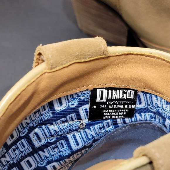 DINGO FLANNIE NATURAL LEATHER BOOTIE STYLE - Picture 4 of 6